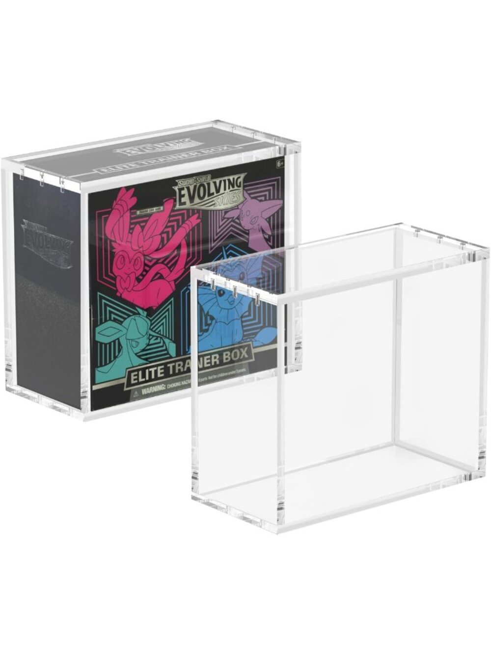 Acrylic Display Case for Elite Trainer Boxes - 8mm Thick, Dustproof, UV